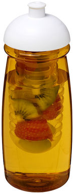 Бутылка спортивная H2O Pulse , цвет желтый, белый - 21005703- Фото №1