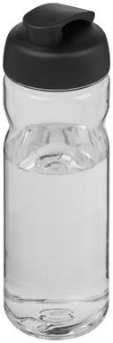 Пляшка спортивна H2O Base , колір прозорий, суцільний чорний - 21005800- Фото №1