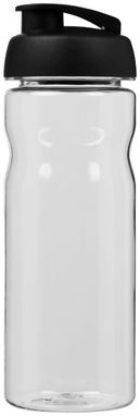 Пляшка спортивна H2O Base , колір прозорий, суцільний чорний - 21005800- Фото №3