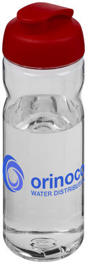 Бутылка спортивная H2O Base , цвет прозрачный, красный - 21005803- Фото №2