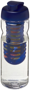 Пляшка спортивна H2O Base , колір прозорий, синій - 21005901- Фото №1