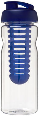 Бутылка спортивная H2O Base , цвет прозрачный, синий - 21005901- Фото №3