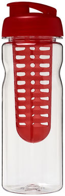 Бутылка спортивная H2O Base , цвет прозрачный, красный - 21005902- Фото №3
