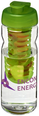 Бутылка спортивная H2O Base , цвет прозрачный, лайм - 21005903- Фото №2