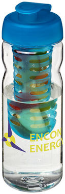 Пляшка спортивна H2O Base , колір прозорий, колір морської хвилі - 21005904- Фото №2
