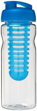 Пляшка спортивна H2O Base , колір прозорий, колір морської хвилі - 21005904- Фото №3
