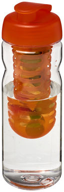 Бутылка спортивная H2O Base , цвет прозрачный, оранжевый - 21005905- Фото №1