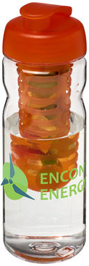 Бутылка спортивная H2O Base , цвет прозрачный, оранжевый - 21005905- Фото №2
