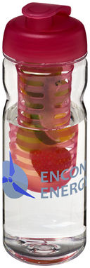 Бутылка спортивная H2O Base , цвет прозрачный, розовый - 21005906- Фото №2