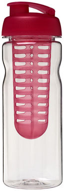 Пляшка спортивна H2O Base , колір прозорий, рожевий - 21005906- Фото №3