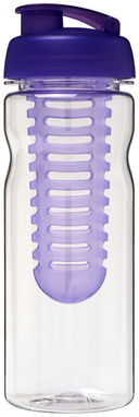 Пляшка спортивна H2O Base , колір прозорий, пурпурний - 21005907- Фото №3