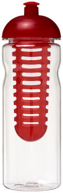 Пляшка спортивна H2O Base , колір прозорий, червоний - 21006102- Фото №3