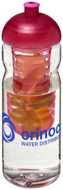 Бутылка спортивная H2O Base , цвет прозрачный, розовый - 21006106- Фото №2