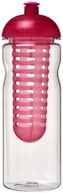Бутылка спортивная H2O Base , цвет прозрачный, розовый - 21006106- Фото №3
