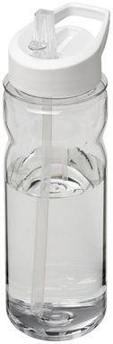 Пляшка спортивна H2O Base , колір прозорий, білий - 21006201- Фото №1