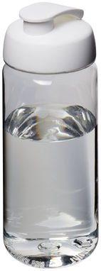 Бутылка спортивная H2O Octave , цвет прозрачный, белый - 21006301- Фото №1
