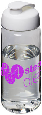 Пляшка спортивна H2O Octave , колір прозорий, білий - 21006301- Фото №2