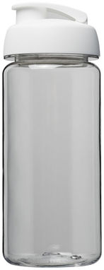 Пляшка спортивна H2O Octave , колір прозорий, білий - 21006301- Фото №3