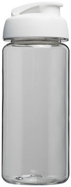 Бутылка спортивная H2O Octave , цвет прозрачный, белый - 21006301- Фото №4