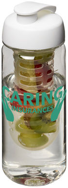 Бутылка спортивная H2O Octave , цвет прозрачный, белый - 21006400- Фото №2