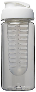 Пляшка спортивна H2O Octave , колір прозорий, білий - 21006400- Фото №3