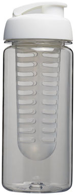 Пляшка спортивна H2O Octave , колір прозорий, білий - 21006400- Фото №4