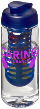 Пляшка спортивна H2O Octave , колір прозорий, синій - 21006401- Фото №2