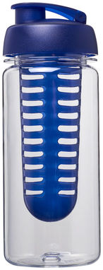 Пляшка спортивна H2O Octave , колір прозорий, синій - 21006401- Фото №3