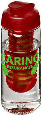 Бутылка спортивная H2O Octave , цвет прозрачный, красный - 21006402- Фото №2