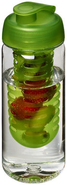 Пляшка спортивна H2O Octave , колір прозорий, лайм - 21006403- Фото №1