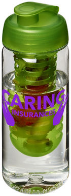 Бутылка спортивная H2O Octave , цвет прозрачный, лайм - 21006403- Фото №2