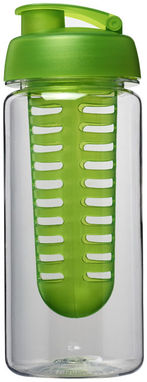 Бутылка спортивная H2O Octave , цвет прозрачный, лайм - 21006403- Фото №3