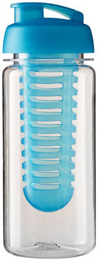 Пляшка спортивна H2O Octave , колір прозорий, колір морської хвилі - 21006404- Фото №3