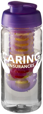 Пляшка спортивна H2O Octave , колір прозорий, пурпурний - 21006407- Фото №2