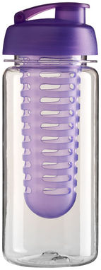 Пляшка спортивна H2O Octave , колір прозорий, пурпурний - 21006407- Фото №4