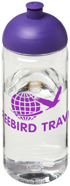 Бутылка спортивная H2O Octave , цвет прозрачный, пурпурный - 21006509- Фото №2