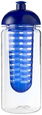 Бутылка спортивная H2O Octave , цвет прозрачный, синий - 21006601- Фото №3