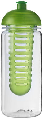 Пляшка спортивна H2O Octave , колір прозорий, лайм - 21006603- Фото №3