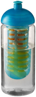 Пляшка спортивна H2O Octave , колір прозорий, колір морської хвилі - 21006604- Фото №1