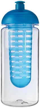 Пляшка спортивна H2O Octave , колір прозорий, колір морської хвилі - 21006604- Фото №3