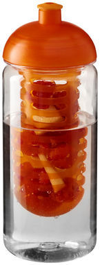 Бутылка спортивная H2O Octave , цвет прозрачный, оранжевый - 21006605- Фото №1