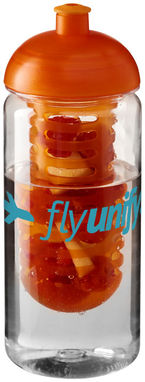 Бутылка спортивная H2O Octave , цвет прозрачный, оранжевый - 21006605- Фото №2