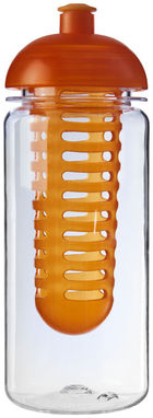 Бутылка спортивная H2O Octave , цвет прозрачный, оранжевый - 21006605- Фото №3