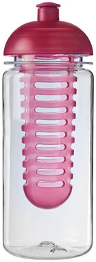 Бутылка спортивная H2O Octave , цвет прозрачный, розовый - 21006606- Фото №3