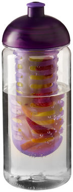 Бутылка спортивная H2O Octave , цвет прозрачный, пурпурный - 21006607- Фото №1