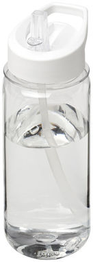 Пляшка спортивна H2O Octave , колір прозорий, білий - 21006701- Фото №1