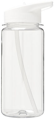 Пляшка спортивна H2O Octave , колір прозорий, білий - 21006701- Фото №3