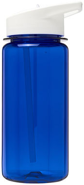 Пляшка спортивна H2O Octave , колір синій, білий - 21006703- Фото №3