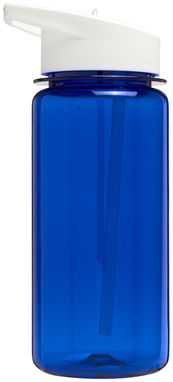 Бутылка спортивная H2O Octave , цвет синий, белый - 21006703- Фото №4