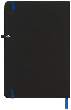 Блокнот Noir , колір суцільний чорний, синій - 21020801- Фото №4